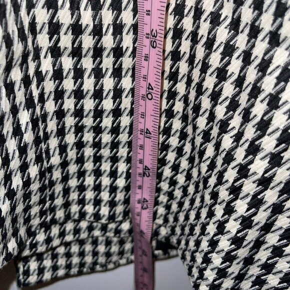 Black and tan houndstooth dress - Picture 8 of 10